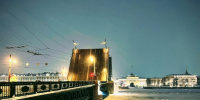 Четыре моста в Петербурге разведут ночью 25 января 