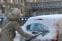 Стало известно, сколько снега выпало в Петербурге 19 апреля