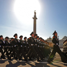 Парад Победы на Дворцовой площади 2017