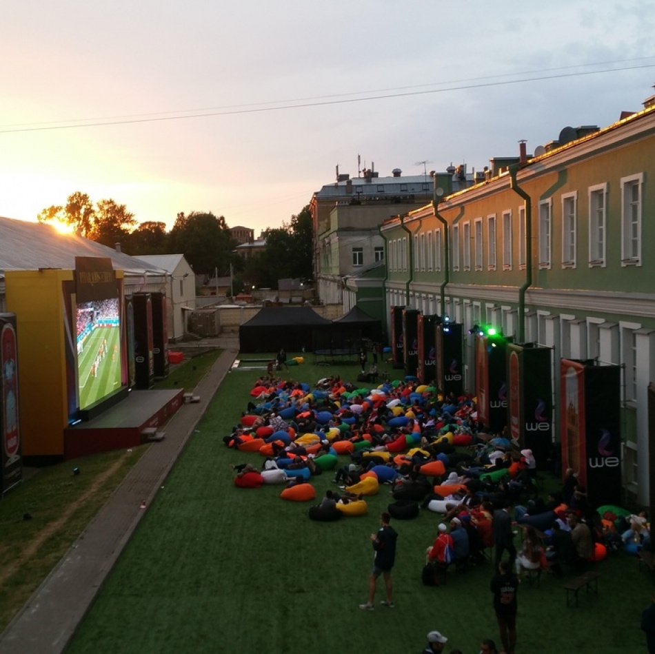 В Петербурге работает фанзон сборной команды Египта по футболу
