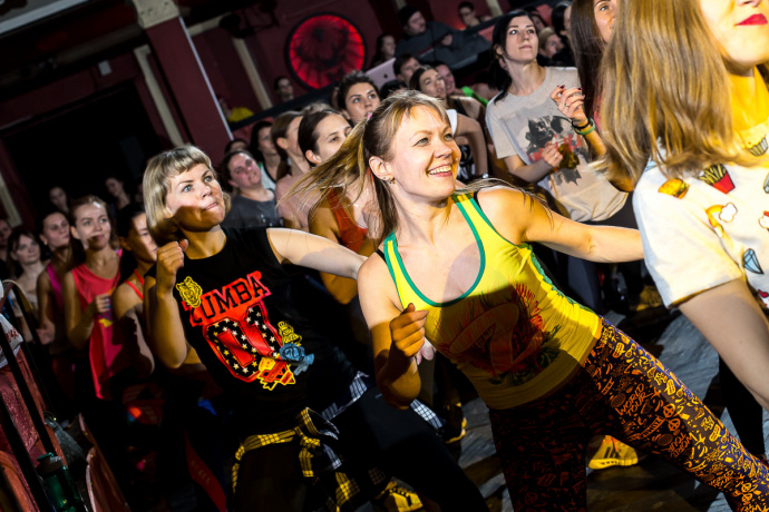 Zumba растопила сердца петербуржцев