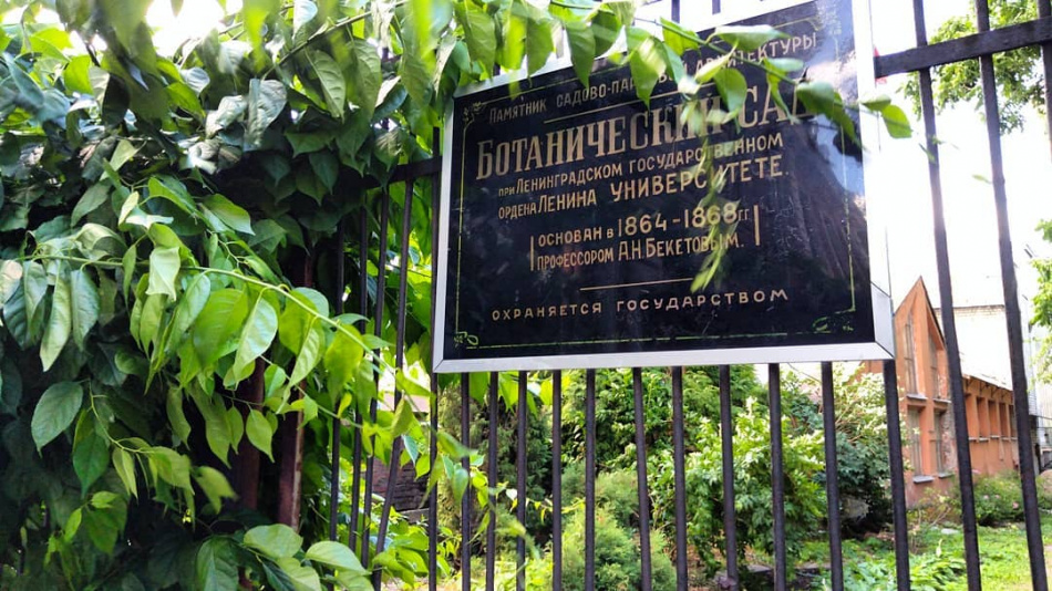 Попасть в Ботанический сад СПбГУ можно будет с благотворительными экскурсиями