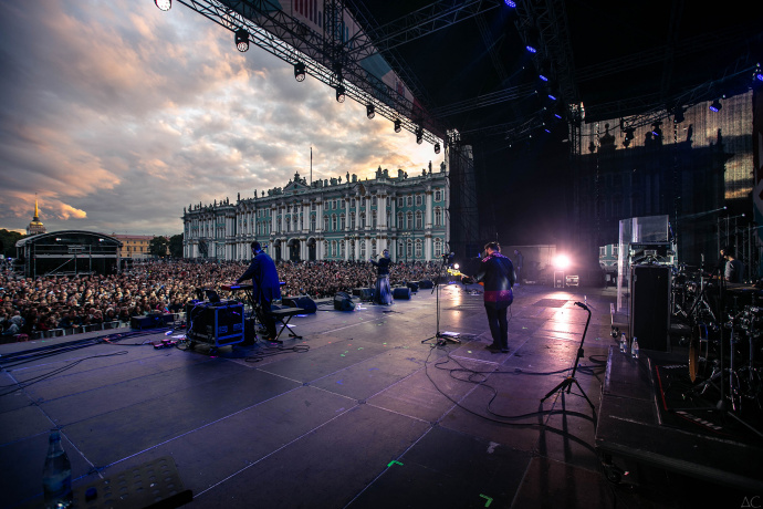 Как прошёл фестиваль "Петербург live" на Дворцовой