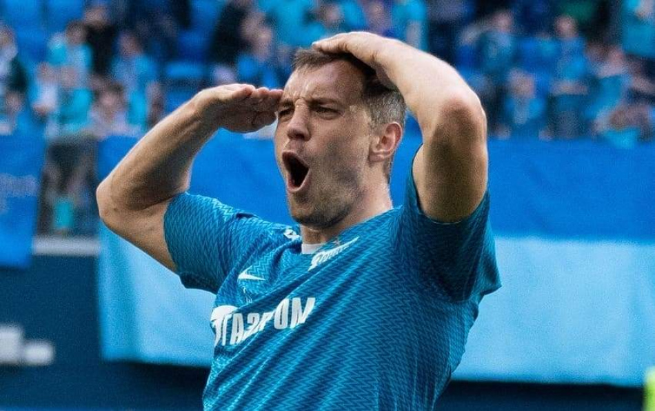 Артем Дзюба стал лучшим игроком «Зенита» в августе