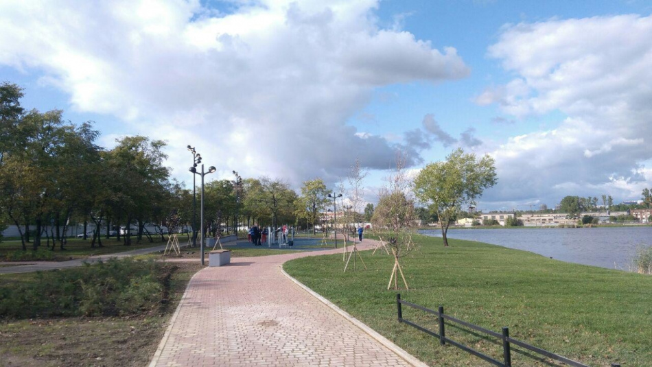 Сад у Ивановского карьера открыли в Невском районе