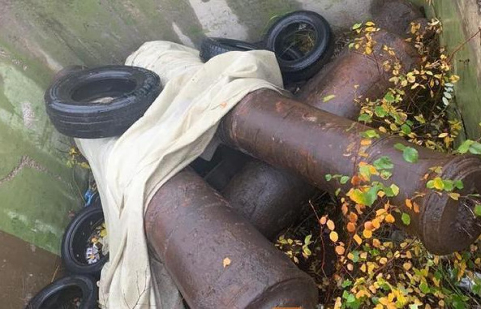 В Кронштадте нашли старинные пушки, украденные год назад с Северного форта