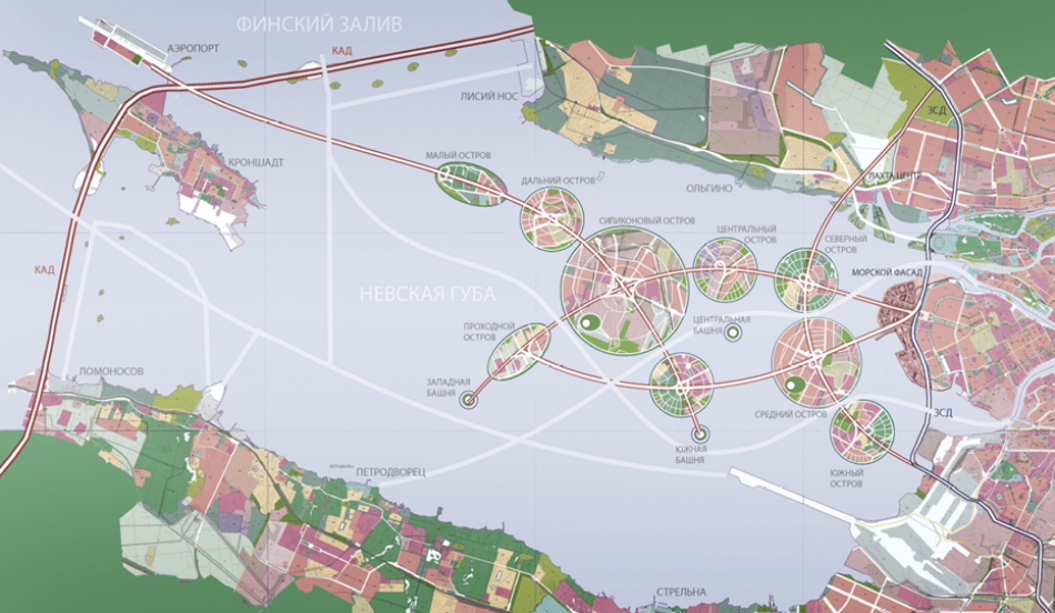 План развития территории санкт петербурга карта
