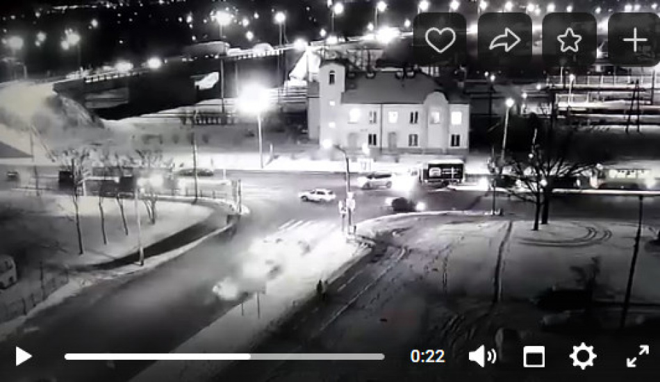 ДТП с лихачем-торопыгой на Авангардной попало на видео
