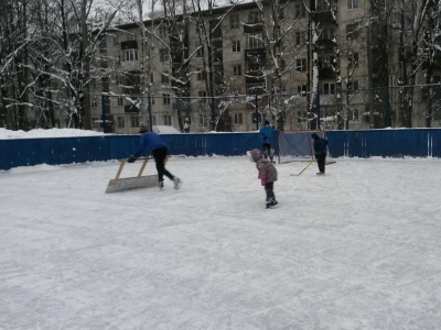 Фото Сезонная хоккейная площадка на Софьи Ковалевской 11
