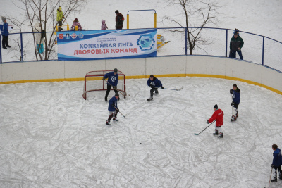 Фото Сезонная хоккейная площадка на Композиторов 1
