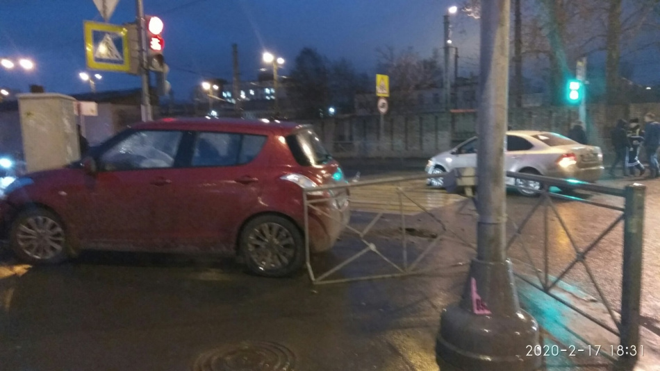 Suzuki и Volkswagen нанесли друг другу урон в Невском районе