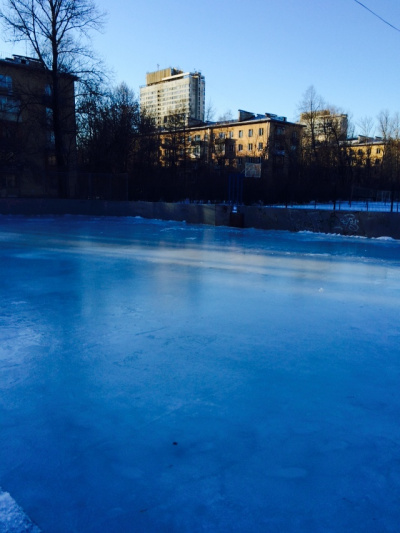 Фото Сезонная хоккейная площадка на Алтайской 17
