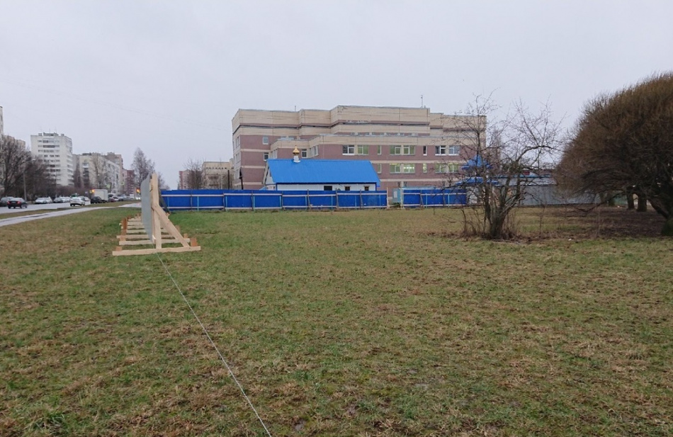 На берегу реки Новой началось строительство храма