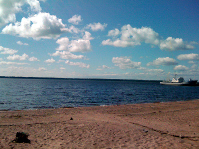 Фото Городской пляж в Выборге