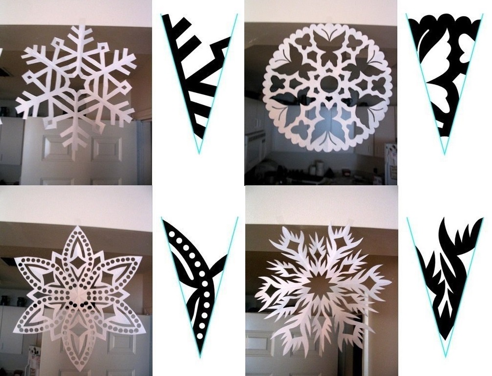 Делаем красивые снежинки из бумаги на Новый год