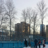 Фото Сезонная хоккейная площадка на Краснопутиловской 78