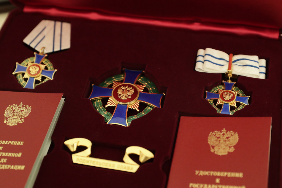 Власти Петербурга наградили орденом «Родительская слава» многодетные семьи