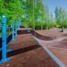 Фото Деревянный скейт-парк