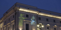 «Новый год в имперском стиле»: сегодня здание РНБ украсили световые проекции