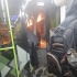 Проехал свою остановку: пассажир «Чижика» разбил стекло трамвая у метро «Ладожская»