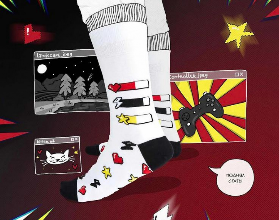 St.Friday Socks и MEGOGO выпустили геймерские носки