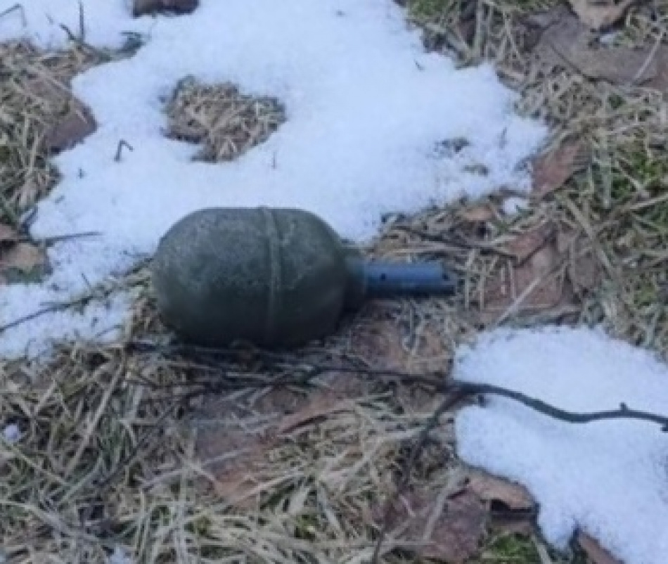 У жилого дома в Мурино нашли предмет, похожий на гранату