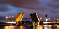 В ночь на 21 июля в Петербурге изменится график разводки мостов