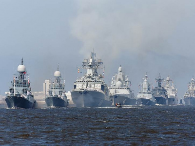 Фото Парад кораблей в День ВМФ на Неве 2023