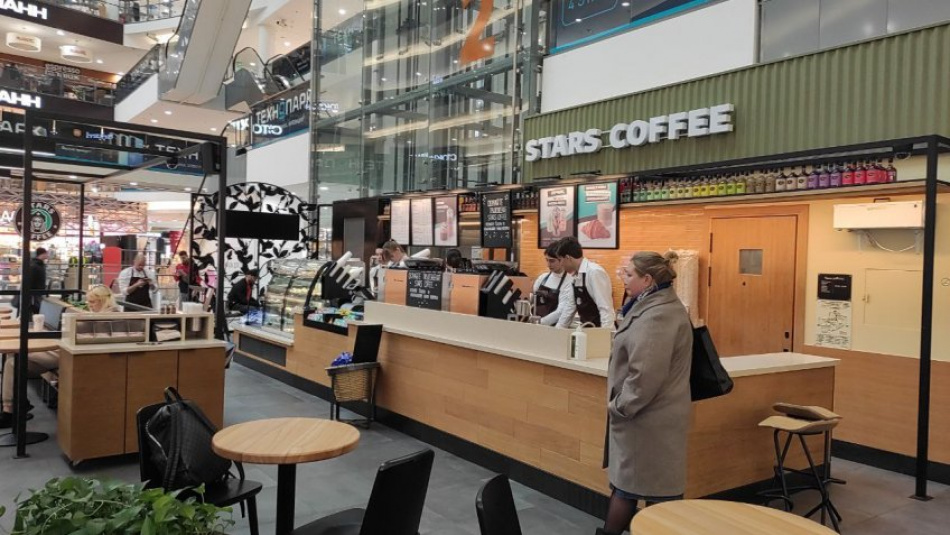 В Петербурге открылись кофейни Stars Coffee, заменившие Sturbucks 
