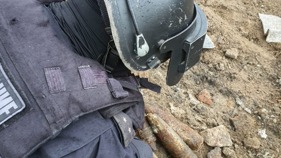 На улице Передовиков рабочие во время хозработ нашли 15 боеприпасов времен ВОВ