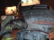 На Васильевском острове загорелся автомобиль «Субару» 