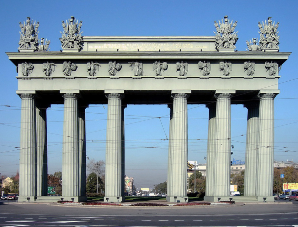 К основной реставрации Московских триумфальных ворот приступят в апреле-мае 