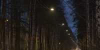 На Привокзальной улице в Курортном районе Петербурга появились фонари