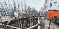 На Петровском острове начали строить новый канализационный коллектор