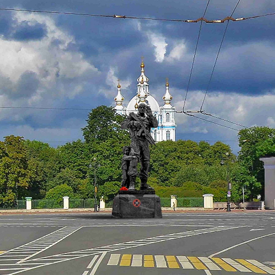 Памятник бойцам ЧВК «Вагнер» предлагают установить у Смольного