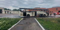 Прокуратура показала, что осталось от сгоревшего автобуса в Купчино 