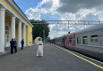Поезд маршрута «По дороге Ольденбургских» запустили из Гатчины в Петербург