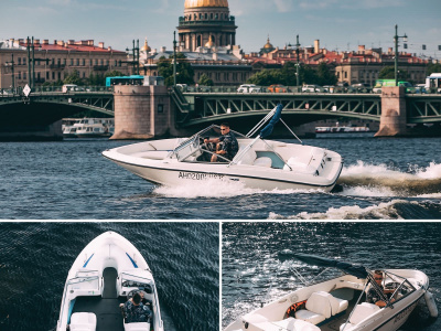 Фото Аренда катера по рекам и каналам Санкт-Петербурга