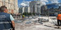 На Гаккелевской почти снесли незаконный торговый комплекс
