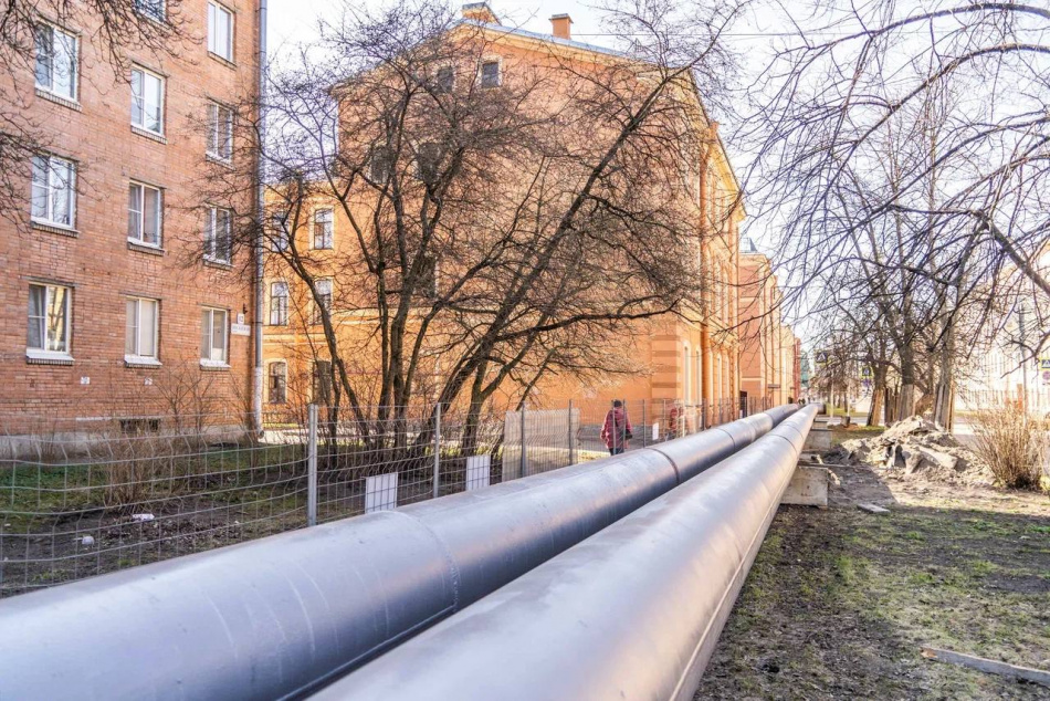 В Кронштадте обновили 1 километр трубопроводов