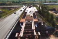 Каркас нового путепровода установили над Мурманским шоссе в Кудрово