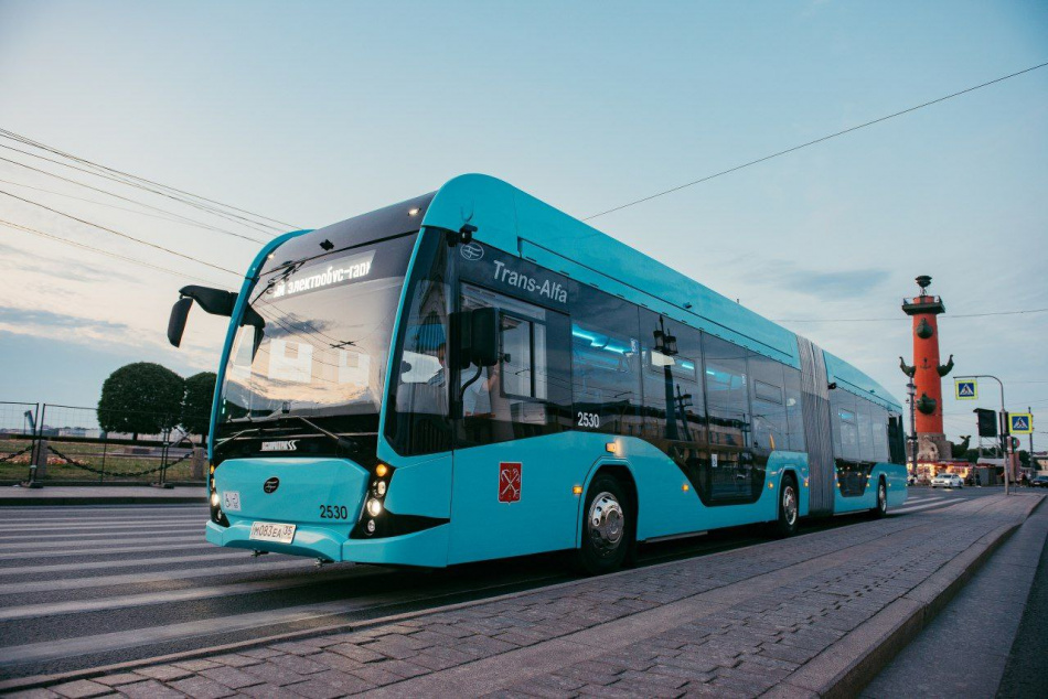 Петербург закупает 40 первых электробусов 