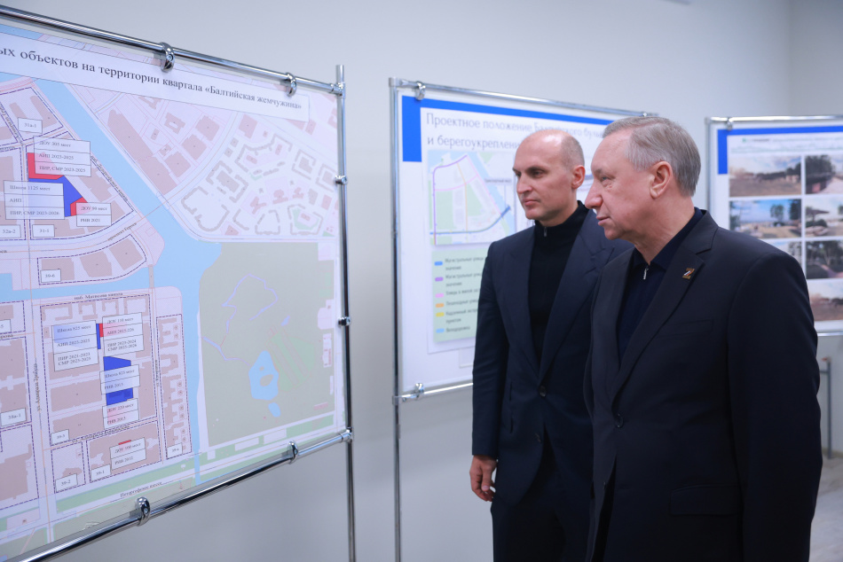 Беглов поручил построить школы, детсады и ФОКи в "Балтийской жемчужине"