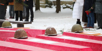 Останки жертв фашистских войск перезахоронили в Гатчине