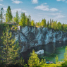 Фото Экскурсия Карелия за 1 день: Рускеала, хаски, водопады