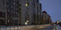 Беговую улицу от Савушкина до Школьной осветили 19 новых фонарей