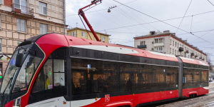 В Невском районе отремонтировали почти 4 километра трамвайных путей
