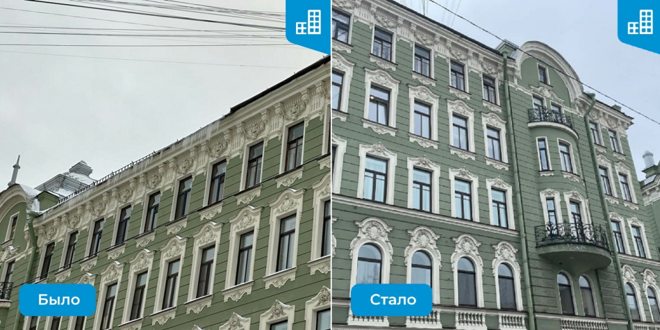 Сосульки сбили с крыш домов Петроградской стороны после проверки жилищной инспекции