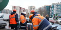 Фонтан с кипятком забил на Белградской улице