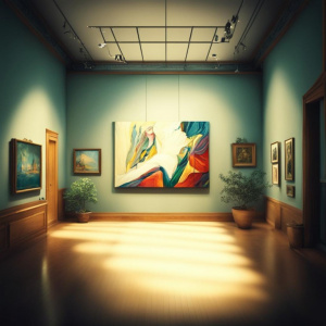 Занятие на экспозиции Музея Людвига в Русском музее "Новые формы, материалы и технологии в искусстве ХХ века"